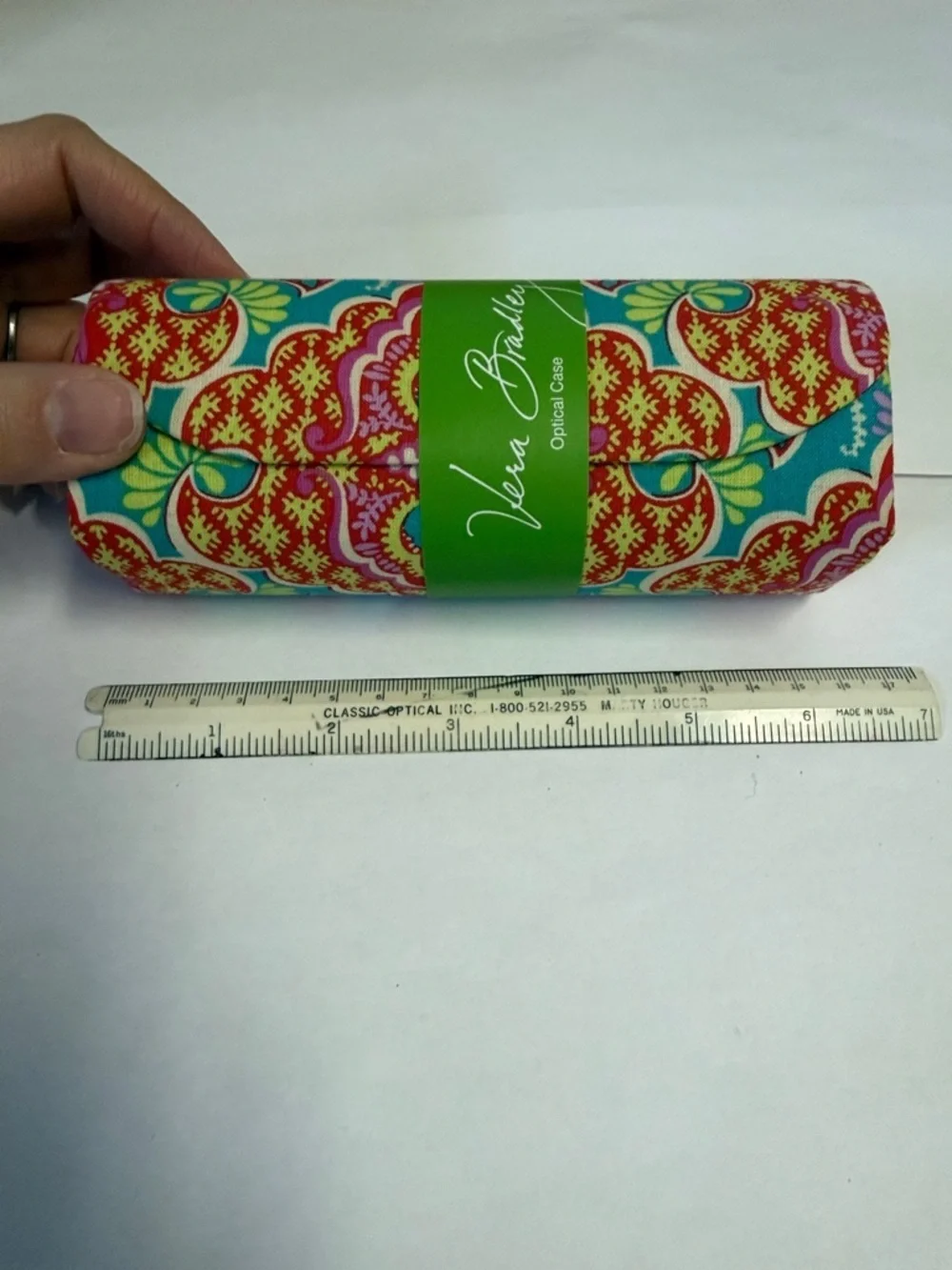 NWT Vera Bradley Paisley in Paradise Optical Glasses Case